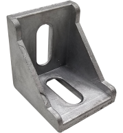 P-40x40 4 Ways Exhibition Aluminium Profile Metal Connector, Galvanized Steel, Multi-Axis Frame Joiner, Heavy Load Support, Strong Frame Assembly